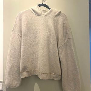 PAIGE hooded cashmere sweater